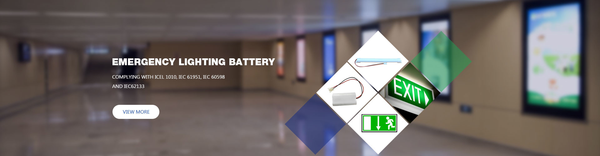 chất lượng Pin đèn thoát hiểm khẩn cấp nhà máy