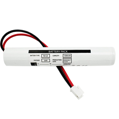 Loại pin NiCd Sc1200mah 3.6 Volt cho hệ thống chiếu sáng khẩn cấp