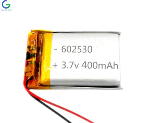 Lithium ion pin Ánh sáng khẩn cấp với 602530 400 mAh 3.7V An toàn