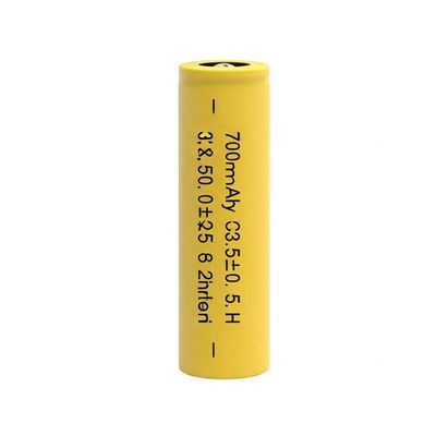 Pin pin sạc khẩn cấp biển báo thoát hiểm dung lượng 700mAh, Kích thước cell 33.5±0.5 H cho Đèn chiếu sáng khẩn cấp và Nguồn dự phòng