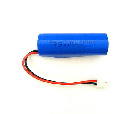 Pin ký hiệu thoát khẩn cấp có thể sạc lại LiFePO4 3.2 V IFR22650 2000mAh Pin