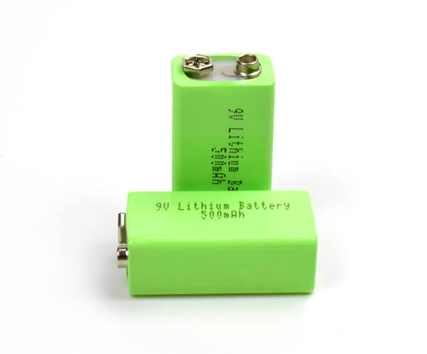 Pin Lithium Sắt khẩn cấp Pin Lithium 500mAh 9V với USB