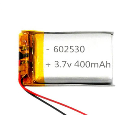 Pin Lithium Ion 400mAh Đèn khẩn cấp 6.0 * 25 * 30mm Li Polymer Cell