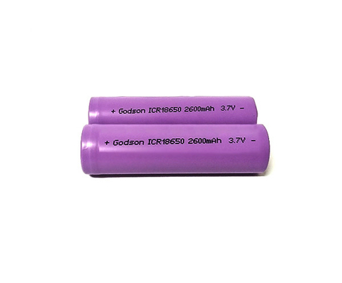 2600mAh Pin Lithium khẩn cấp 3.7V ICR18650 Chu kỳ 2000 lần