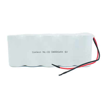 Bộ pin sạc Ni Cd Pin vòng đời D4000mAh 6.0V