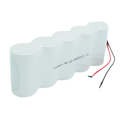 Bộ pin sạc Ni Cd Pin vòng đời D4000mAh 6.0V