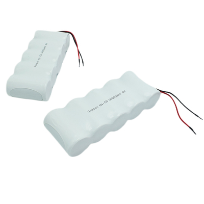 Bộ pin sạc Ni Cd Pin vòng đời D4000mAh 6.0V