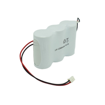 Bộ pin ánh sáng thoát hiểm khẩn cấp Side By Side 3.6 V C2500mAh NiCd 64g