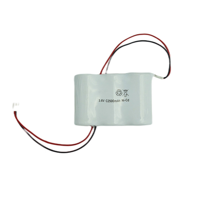 Bộ pin ánh sáng thoát hiểm khẩn cấp Side By Side 3.6 V C2500mAh NiCd 64g