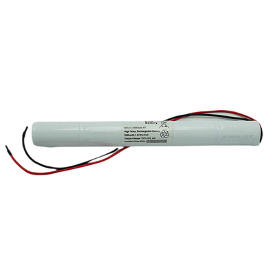 6.0 Volt Ni Cd Đèn chiếu sáng thoát hiểm khẩn cấp Loại thanh PVC Màu trắng