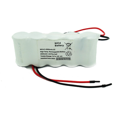 Bộ pin đèn thoát hiểm khẩn cấp Side By Side Gói 6.0 Volt C2500mAh NiCd