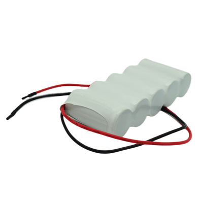 Bộ pin di động có thể sạc lại C2500mAh NiCd 6.0V Tuổi thọ dự kiến ​​5 năm