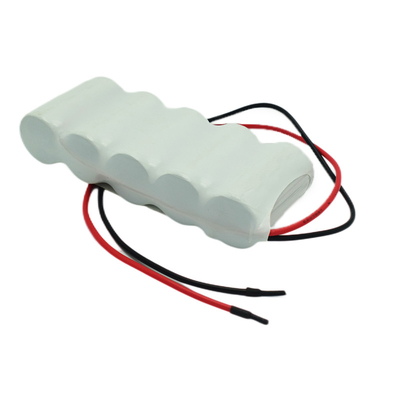 Bộ pin di động có thể sạc lại C2500mAh NiCd 6.0V Tuổi thọ dự kiến ​​5 năm
