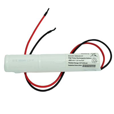 SC1800mAh 3,6Volt Nickel Cadmium Pin Vòng đời 500 lần
