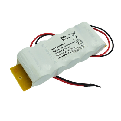 OEM 3.6V Dấu hiệu thoát khẩn cấp Thay thế pin NiCd PVC Jacket