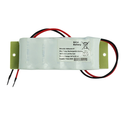Đèn khẩn cấp 6.0V Ni Cd Pin 1800mAh 500 lần chu kỳ
