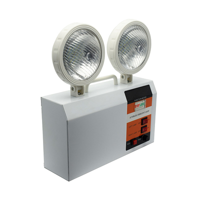 Đèn LED khẩn cấp ngoài trời Twin Spot Light White 3W 6500K Thời lượng 3 giờ Thời gian