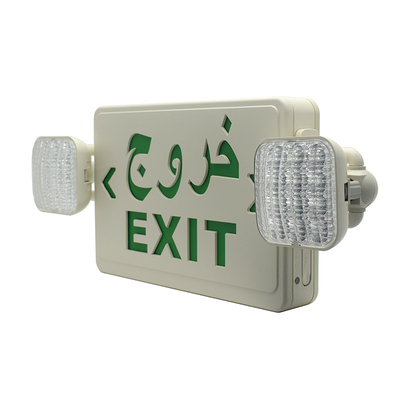 Đèn LED báo lối thoát khẩn cấp màu xanh lá cây Pin hai mặt AC85 - 265V 50/60H