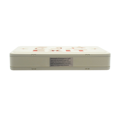 Đèn khẩn cấp pin lithium Ion 60Hz Đèn LED vách ngăn màu trắng 3W 300lm Gắn trần