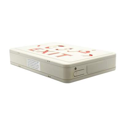 ABS PC Red LED Đèn báo thoát hiểm khẩn cấp AC220V 50Hz với pin Lithium