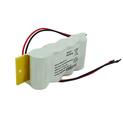 Bộ pin sạc NiCd 4.8V C2500mAh để chiếu sáng khẩn cấp