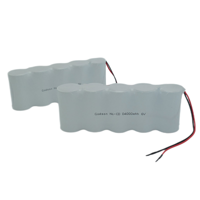 Pin đèn thoát hiểm khẩn cấp 4.0Ah Có thể sạc lại Nhiệt độ cao 6.0V