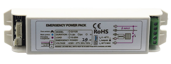 277V IP20 Đèn khẩn cấp Bộ điện GS-Q1125 Bộ thiết bị khẩn cấp