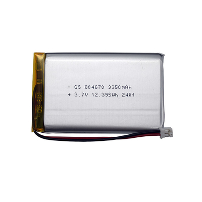 An toàn pin Li-ion Polymer 804670 3350mAh 3.7V kết nối với PCM