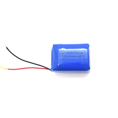 Polymer Li-ion 232738 2700mAh 3.8V với PCB và UL1571 24AWG RED&amp;BLACK