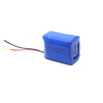 Polymer Li-ion 232738 2700mAh 3.8V với PCB và UL1571 24AWG RED&amp;BLACK