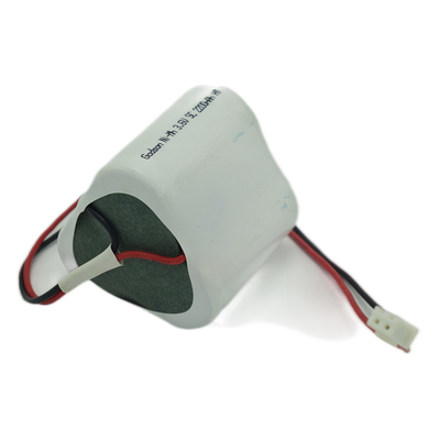 SC2200mAh 3.6 Volt OEM Đèn khẩn cấp thay thế Bộ pin NiMH với tuổi thọ chu kỳ tốt