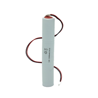 Ánh sáng khẩn cấp pin niken-cadmium kín với IEC 61951 3.6V C2500mAh