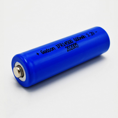 14500 600mAh 3.2V LiFePO4 pin cho đèn khẩn cấp &amp; dấu hiệu ra
