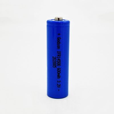 14500 600mAh 3.2V LiFePO4 pin cho đèn khẩn cấp &amp; dấu hiệu ra