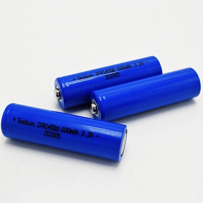 14500 600mAh 3.2V LiFePO4 pin cho đèn khẩn cấp &amp; dấu hiệu ra