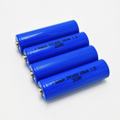 14500 600mAh 3.2V LiFePO4 pin cho đèn khẩn cấp &amp; dấu hiệu ra