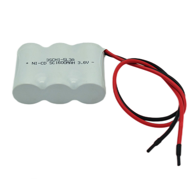 Nhà sản xuất tùy chỉnh 3.6V 1600mAh đèn khẩn cấp Ni Cd pin
