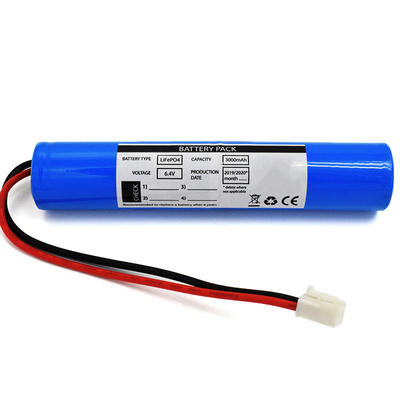 Kiểu Stick LiFePO4 Pin 3000mAh 6.4 Volt Sử dụng ánh sáng mặt trời khẩn cấp