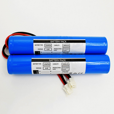 Kiểu Stick LiFePO4 Pin 3000mAh 6.4 Volt Sử dụng ánh sáng mặt trời khẩn cấp