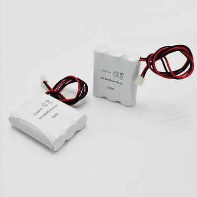 Ánh sáng khẩn cấp Side by Side loại Ni-Cd pin AA900mAh 3.6V