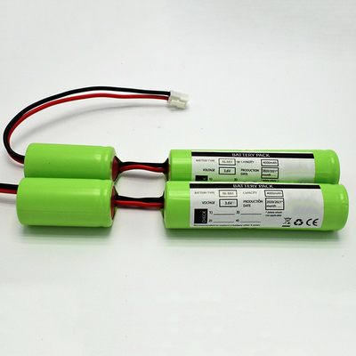 Bộ pin có thể sạc lại 0,1C 3,6 V Ni Mh C4000mAh Chu kỳ 500 lần