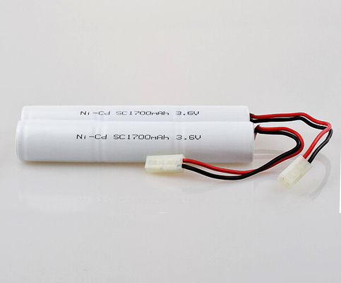 Bộ pin sạc NiCd 0,1C 3,6 V SC1700mAh Trọng lượng pin nhẹ