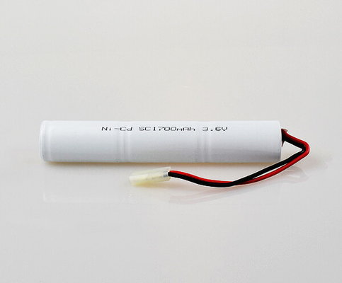 Bộ pin sạc NiCd 0,1C 3,6 V SC1700mAh Trọng lượng pin nhẹ