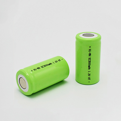 SC 3000 MAh Pin HT NiMh Cells 1.2V 0.1C Sạc tiêu chuẩn