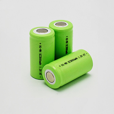 SC 3000 MAh Pin HT NiMh Cells 1.2V 0.1C Sạc tiêu chuẩn