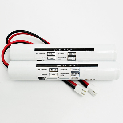 Loại pin NiCd Sc1200mah 3.6 Volt cho hệ thống chiếu sáng khẩn cấp