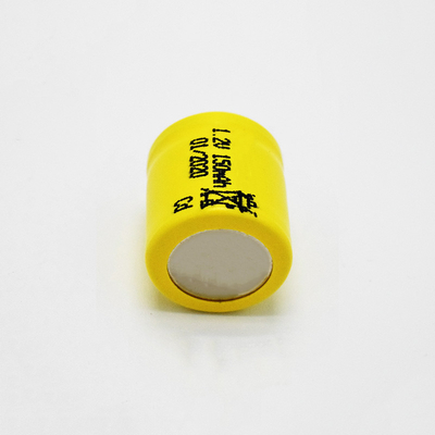 Có thể sạc lại pin 1,2 V Ni Cd Chiếu sáng khẩn cấp Tế bào 150mAh