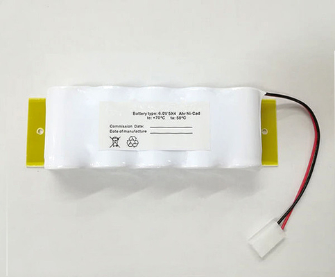 Bộ pin Side By Side 6.0 V D4000mAh Ni Cd với bảng nối đa năng