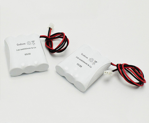 Aa900mah Pin đèn thoát hiểm khẩn cấp Pin JST XHP 2P NiCd