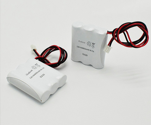 Aa900mah Pin đèn thoát hiểm khẩn cấp Pin JST XHP 2P NiCd